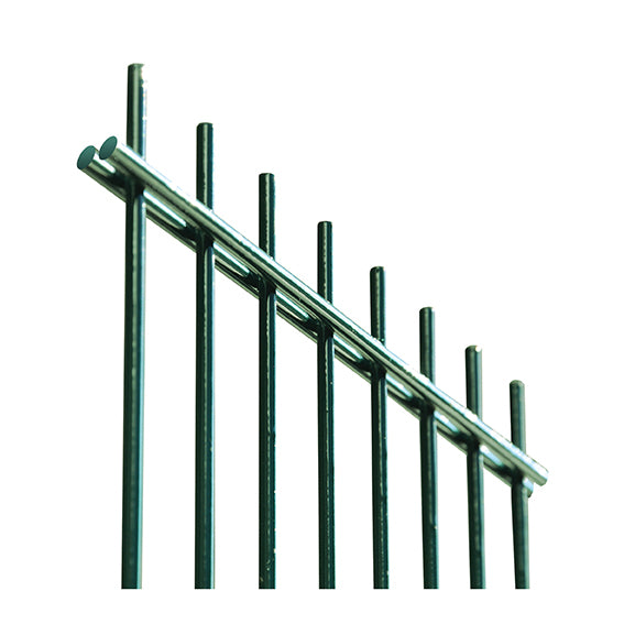 Welded fence panel N2D 2500x830mm D5/4/5mm green