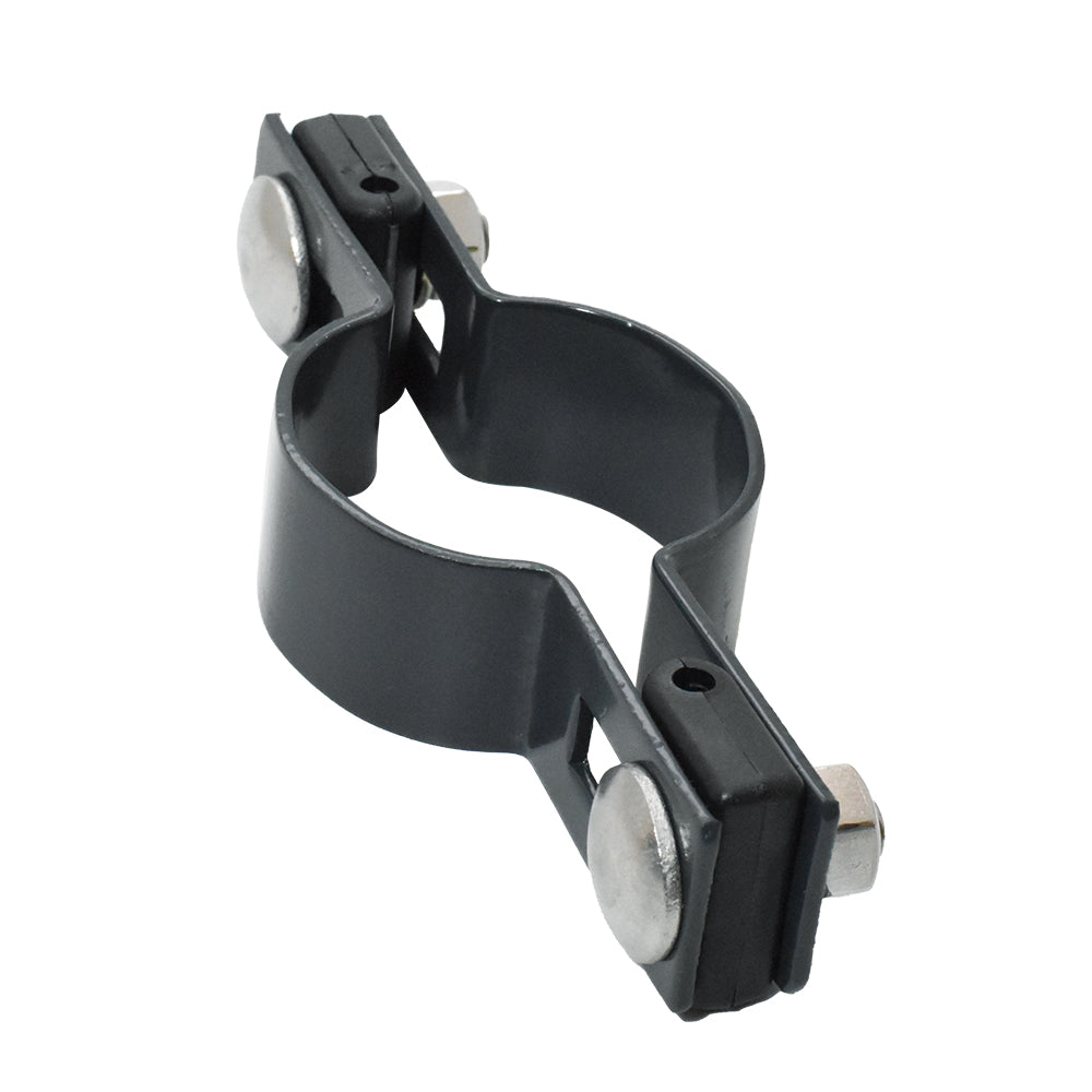 Collier continu pour poteau ZnPVC D48mm anthracite