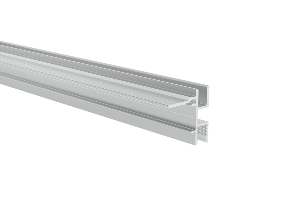 Aluminum fence adapter for fillings 20/22/24/26 - 6000mm