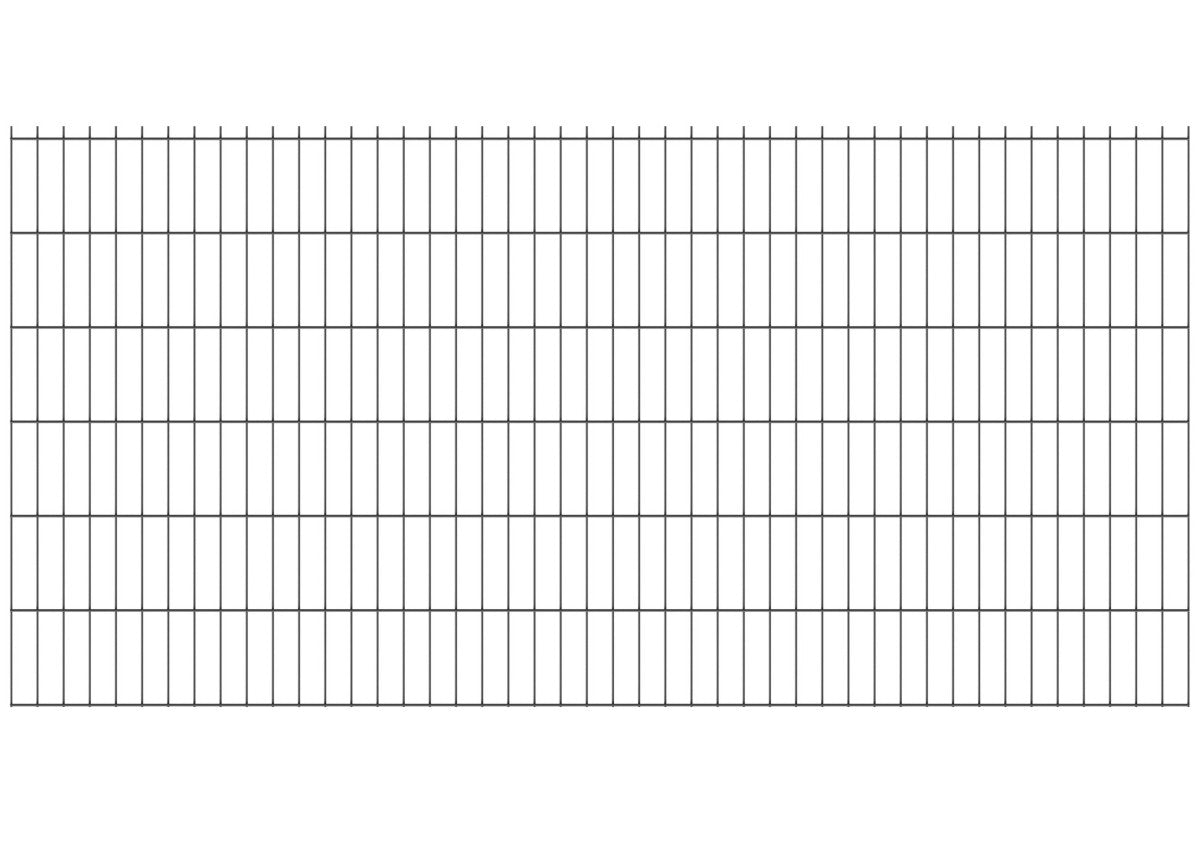 Welded panel fence N2D 2490x1230mm D5/4/5mm,antrac