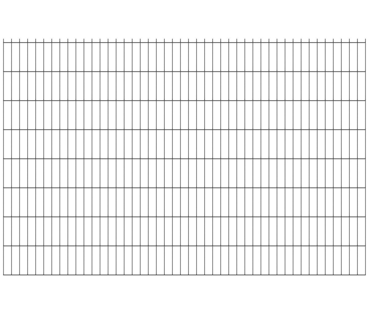 Welded panel fence N2D 2490x1630mm D5/4/5mm,antrac