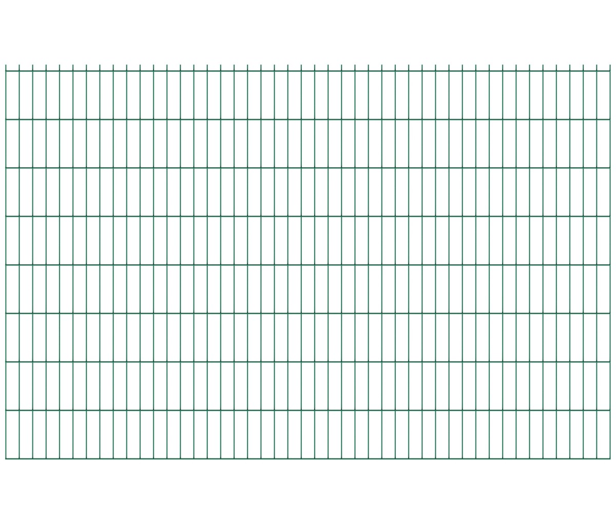 Geschweißte Panel N2D 2490x1630mm D5/4/5mm, grün