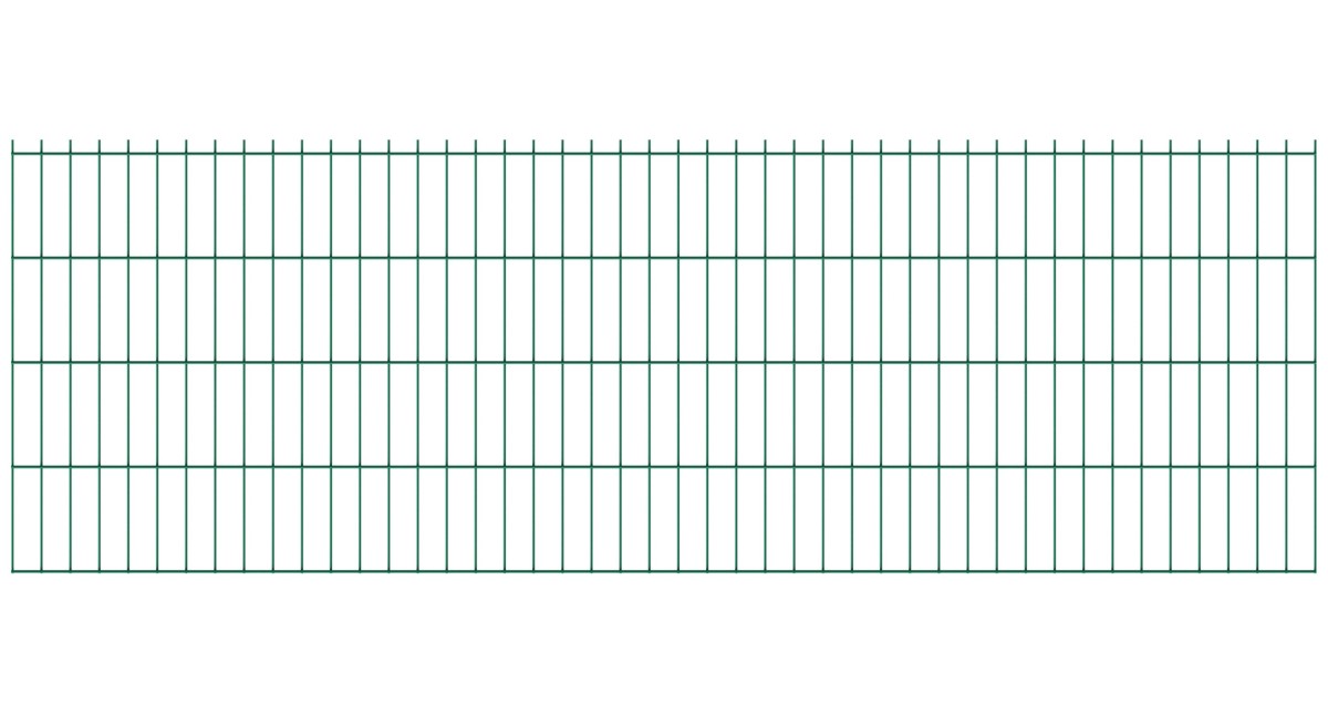 Panneau de clôture soudé N2D 2500x830mm D5/4/5mm vert
