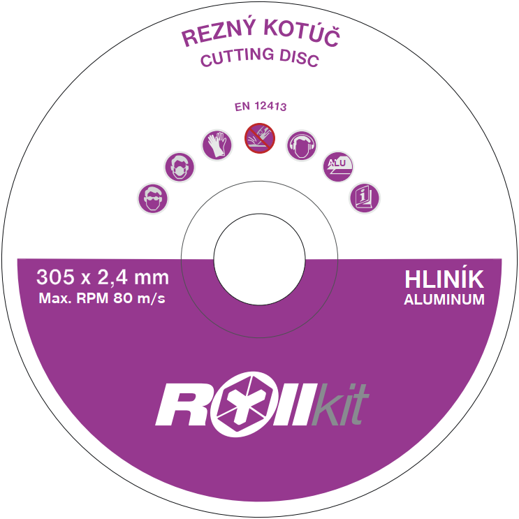 Aluminum cutting disc for mitre saws, D305, d30, t2,4mm