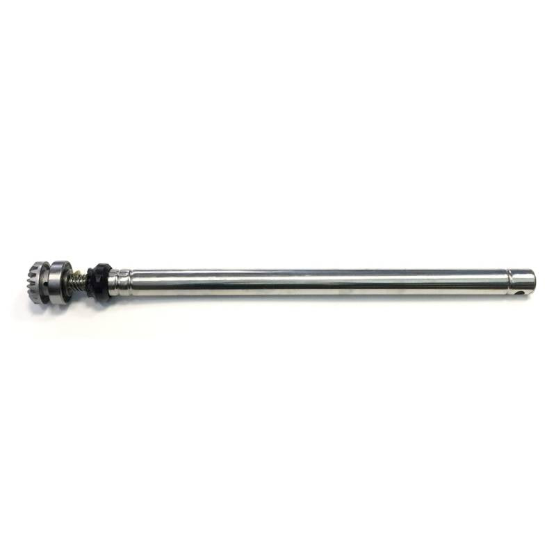 Threaded rod set with nut and tube
