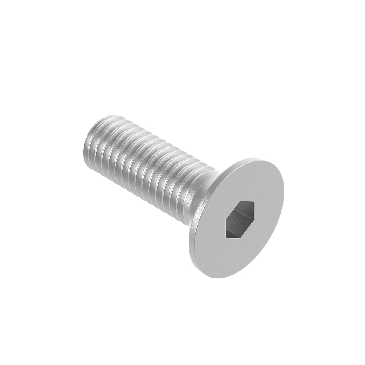 Hexagon socket countersunk head screw, AISI304, M6x60