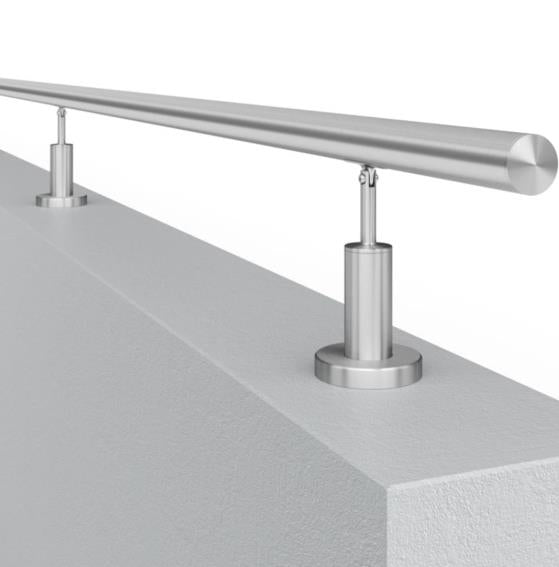 Stainless steel pole, VK-straight D42,4