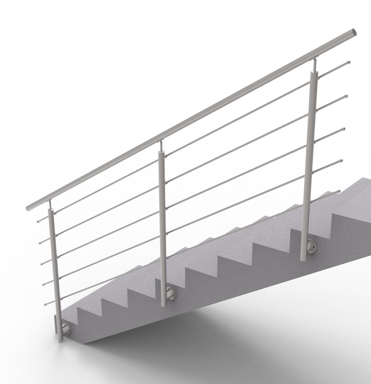 Railing AISI304, BR STAIRS AISI304, D42,4/5xd12/H1