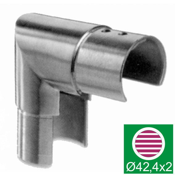 Vertical Elbow AISI316 90°, D42,4mm