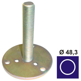 Upper anchoring - wooden pole