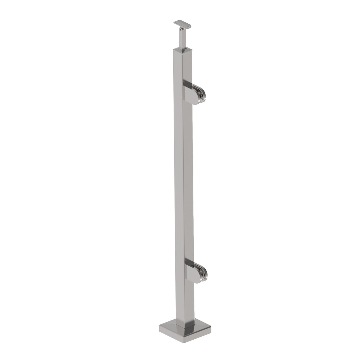 Inox pole, VK-straight, right AISI304, 40x40x2/2xm