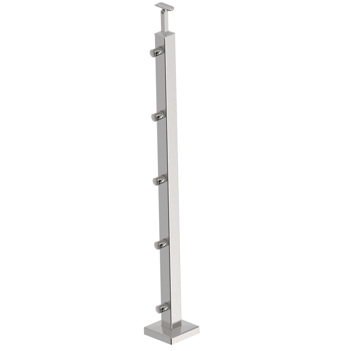 Inox pole, VK-stairs AISI304, 40x40x2/5xd12/H1000m