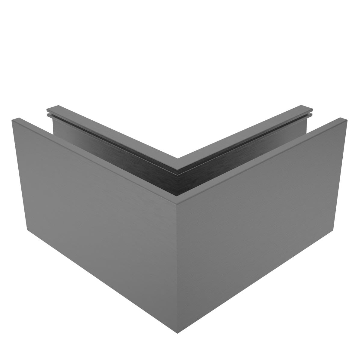 AL. profile, top mount 90° IN corner AL/ELOX/Sati