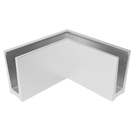 AL. profile, top mount 90° IN corner AL/ELOX/Sati
