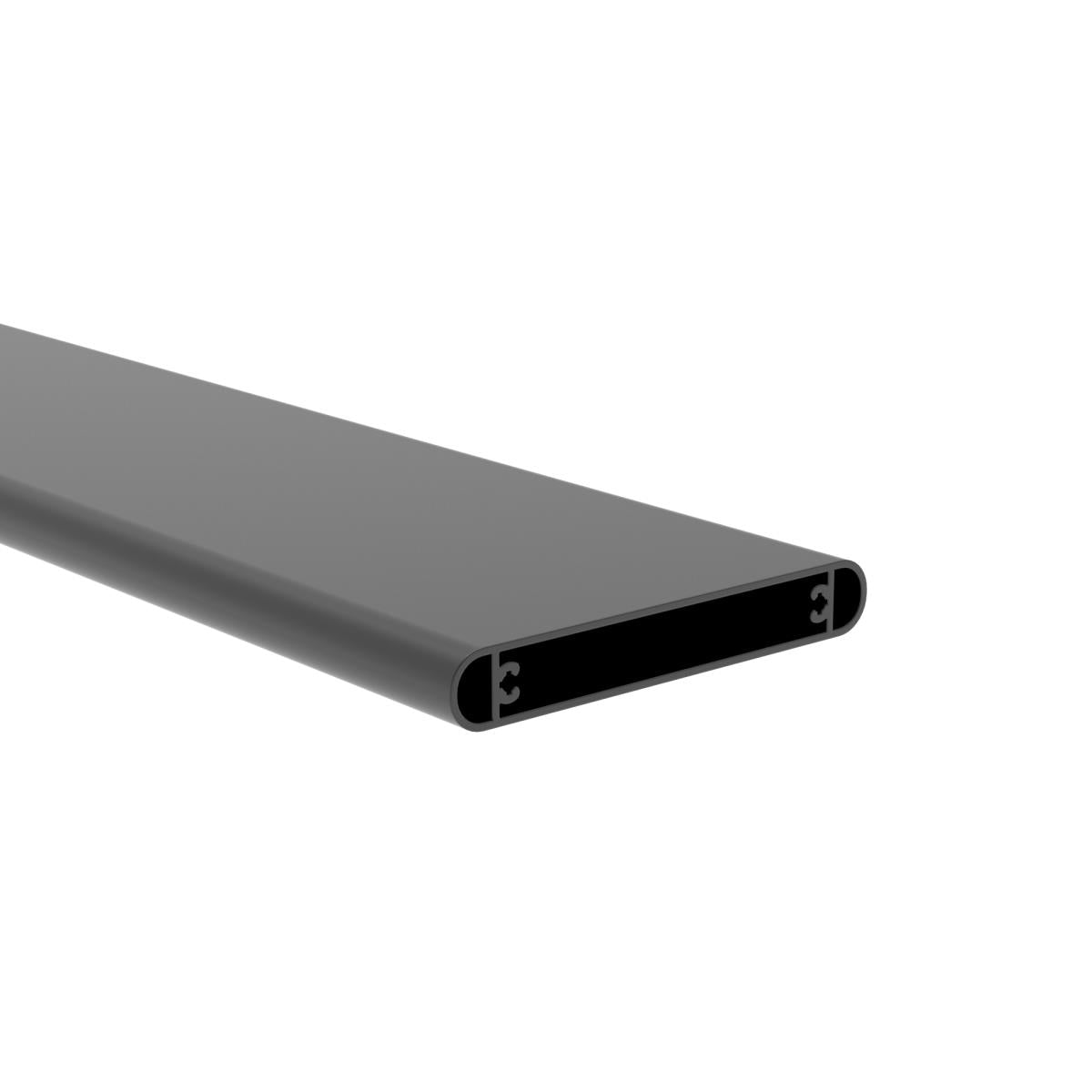 Aluminum fence slat oval 14x95-6000mm