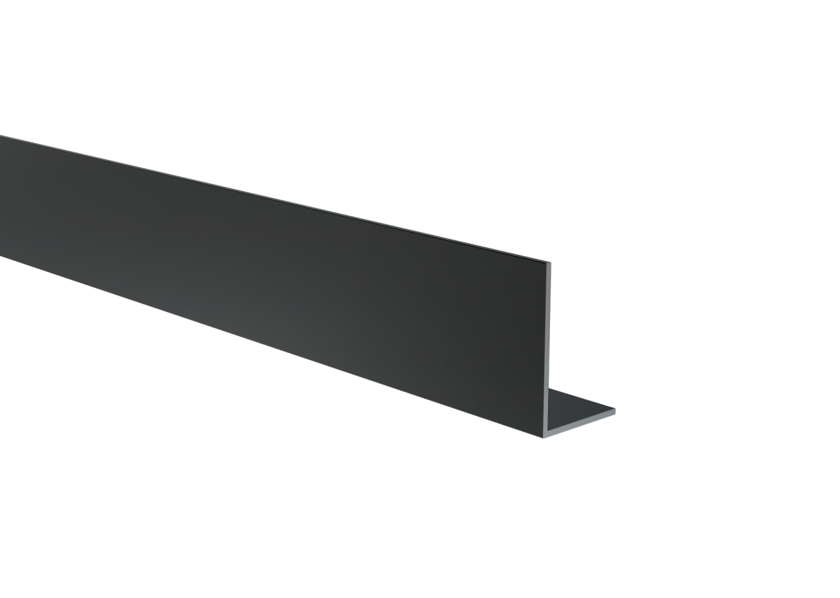 Aluminum gate stop profile