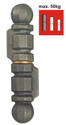 Hinge decor D 30mm, L=160mm