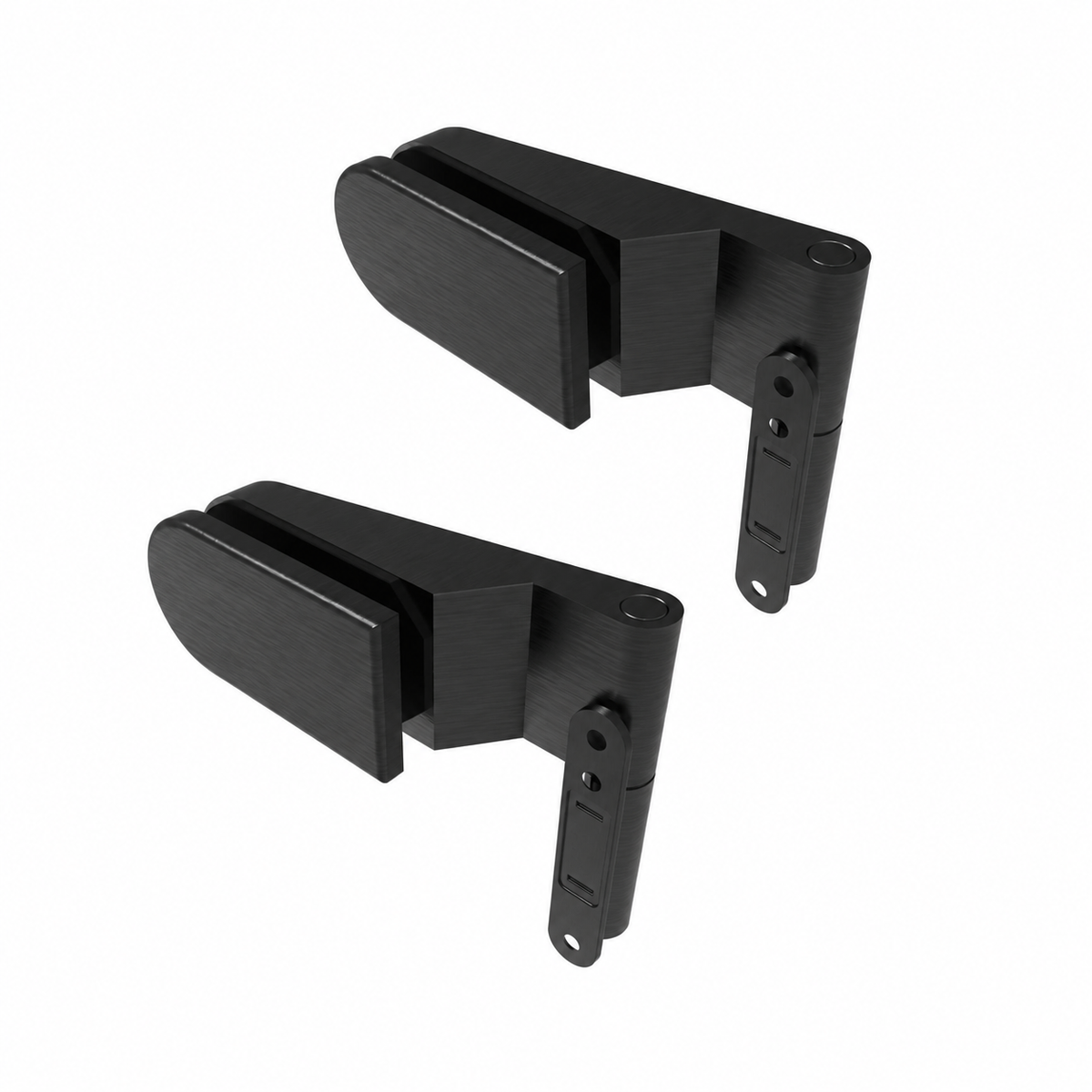 Charniere pour porte en verre AL, 8,10mm BLACK