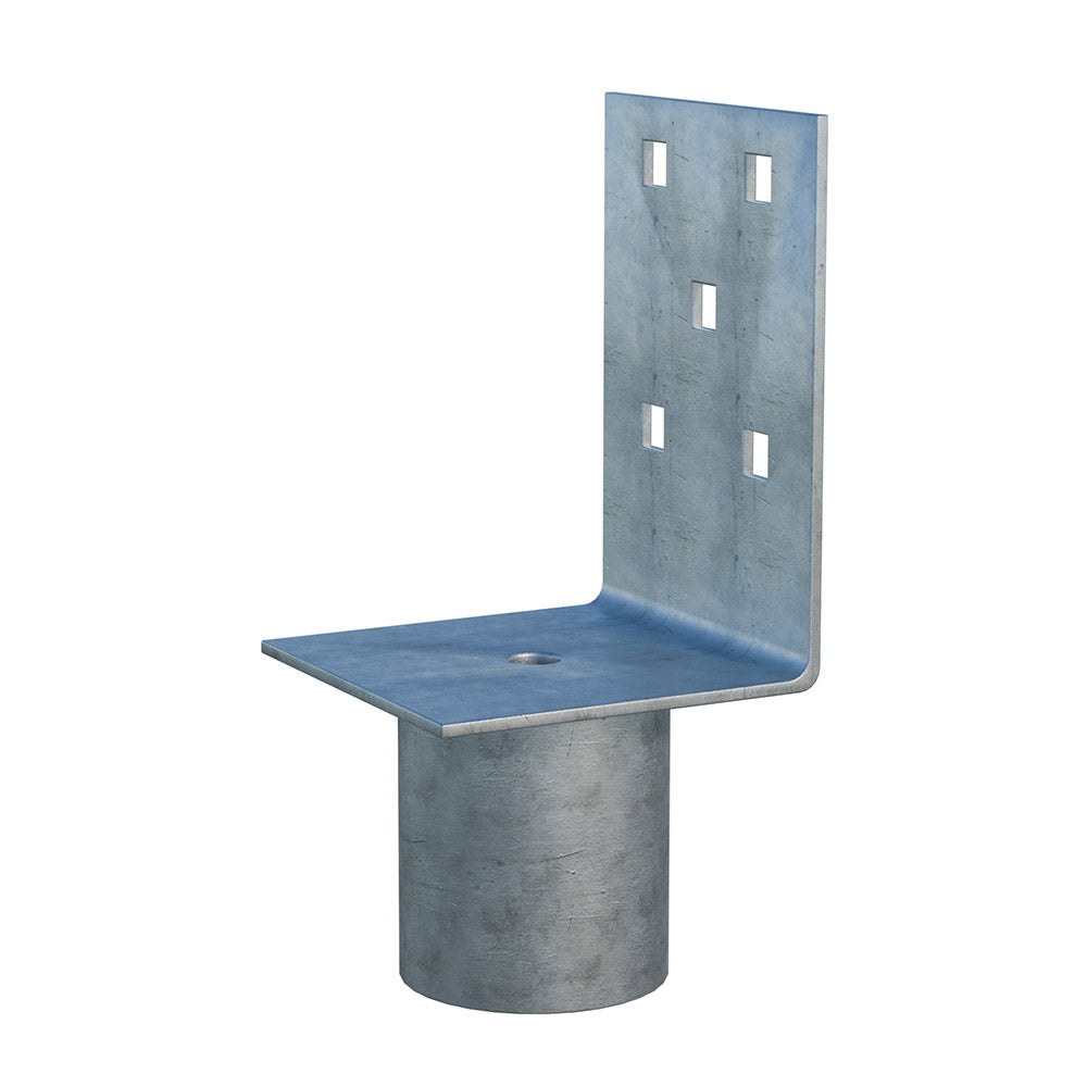 Extension pour vis de terre Zn "L" 90x90x120x60mm