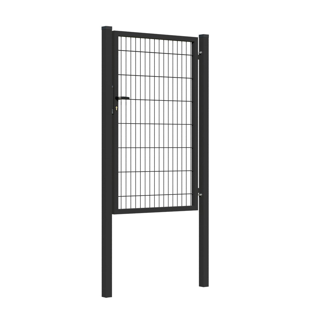 Tor 1flgl. 2D BOX ZnPVC 1000x1500mm RAL 9005 schwarz matt