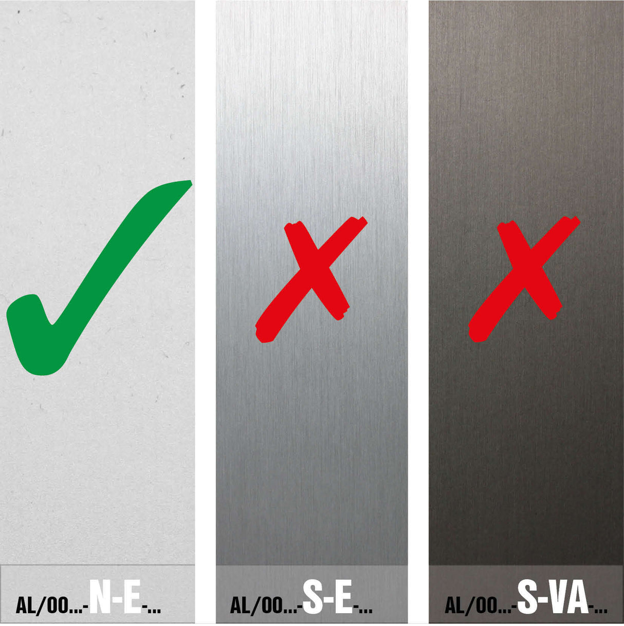 Aluminium profile for glass railing -side mounting