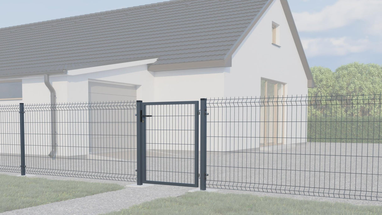 Portail 1kr. SQUARE ZnPVC 1000x1200mm anthracite