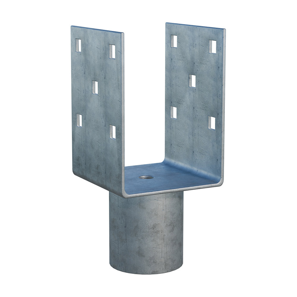 Extension pour vis de terre Zn "U" 90x90x120x60mm