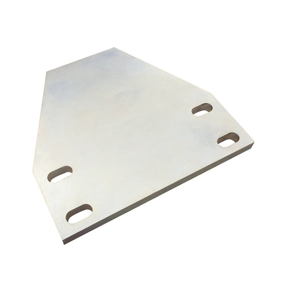 Plaque d'entraînement Zn 140x130x8mm