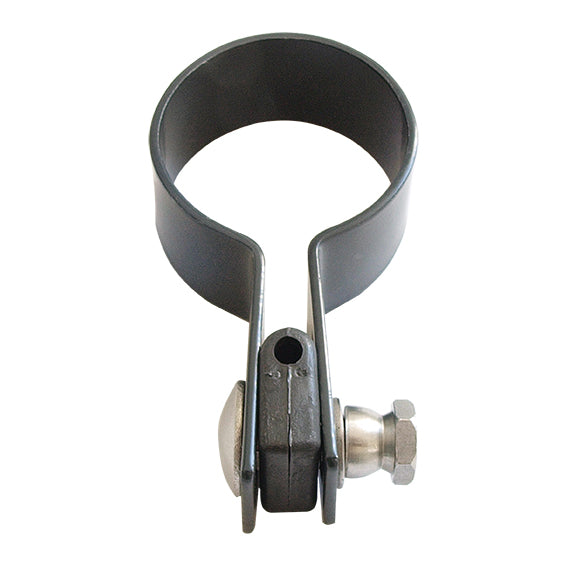 Endklemme für Pfosten ZnPVC D48mm anthrazit