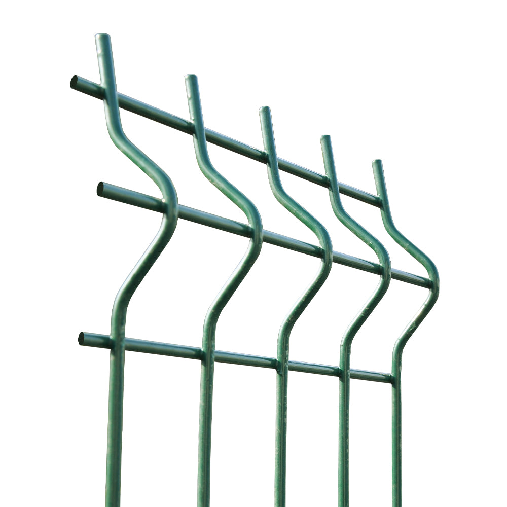 Panneau de clôture soudé 3D ZnPVC 2500x1530x5mm vert
