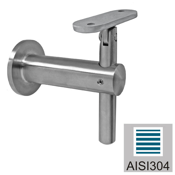 Wall-mounted handrail bracket