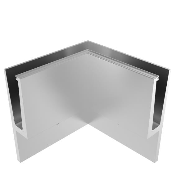 AL profile, side mount- 90°conector AL/ELOX