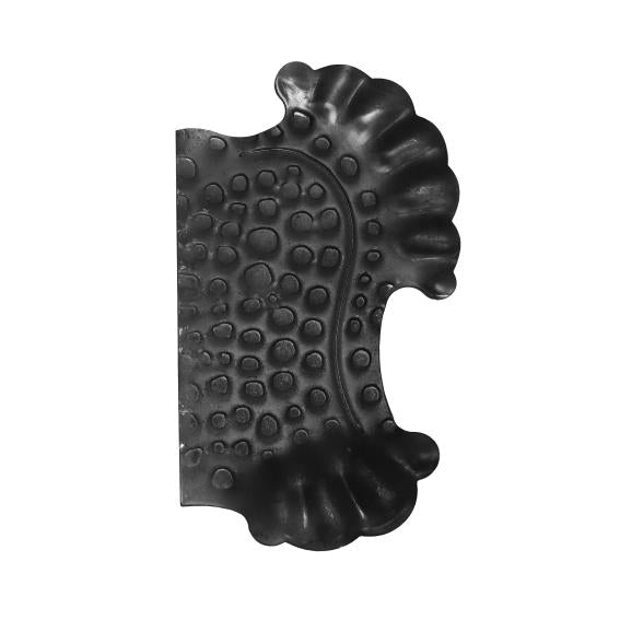 Decorated gate plate, right 275x160, t3mm