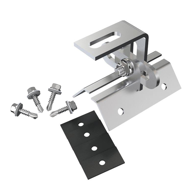 Verstellbarer Stahlhalter für Trapezbleche