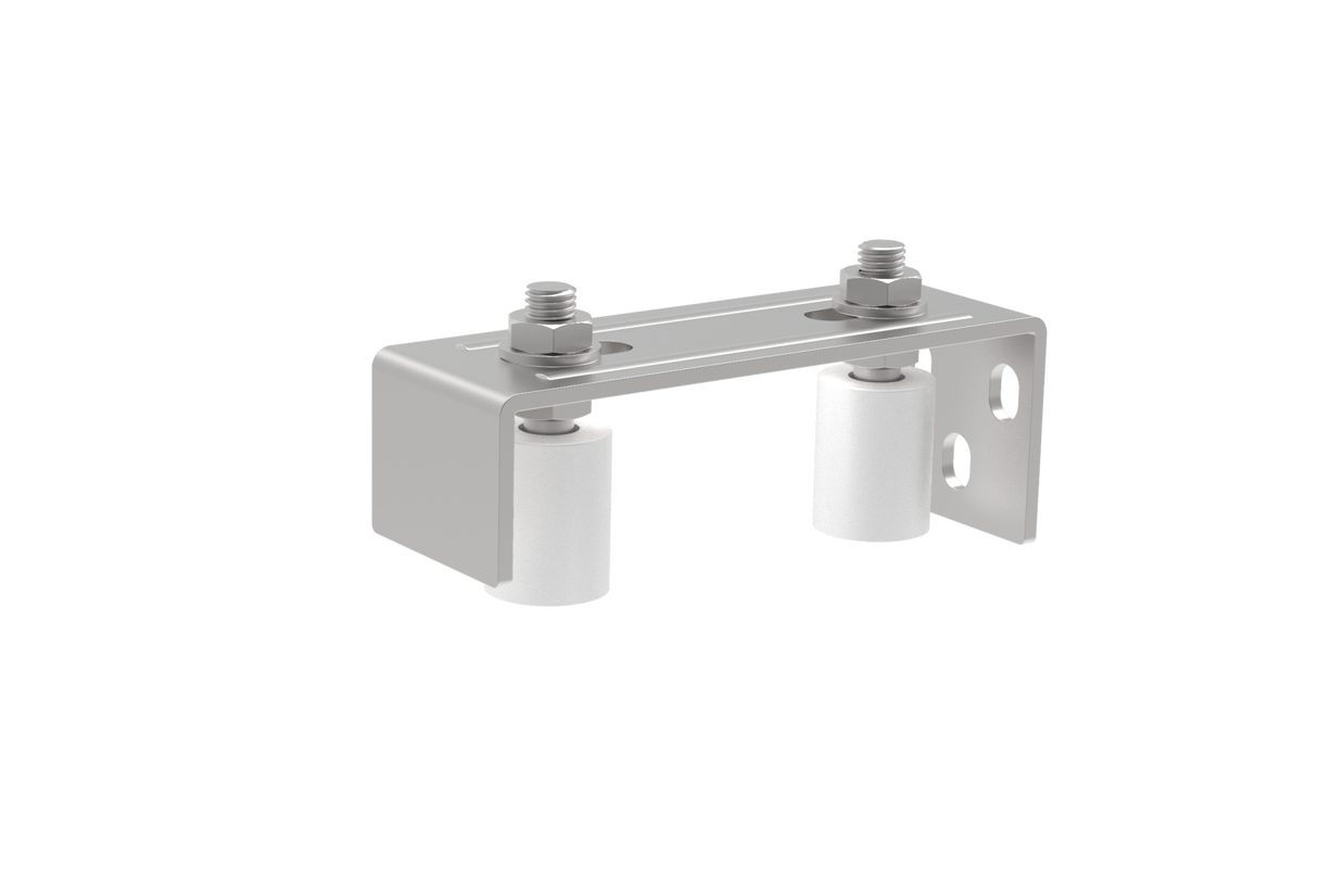 Ajdustable roller guide 2 rolls Zn,