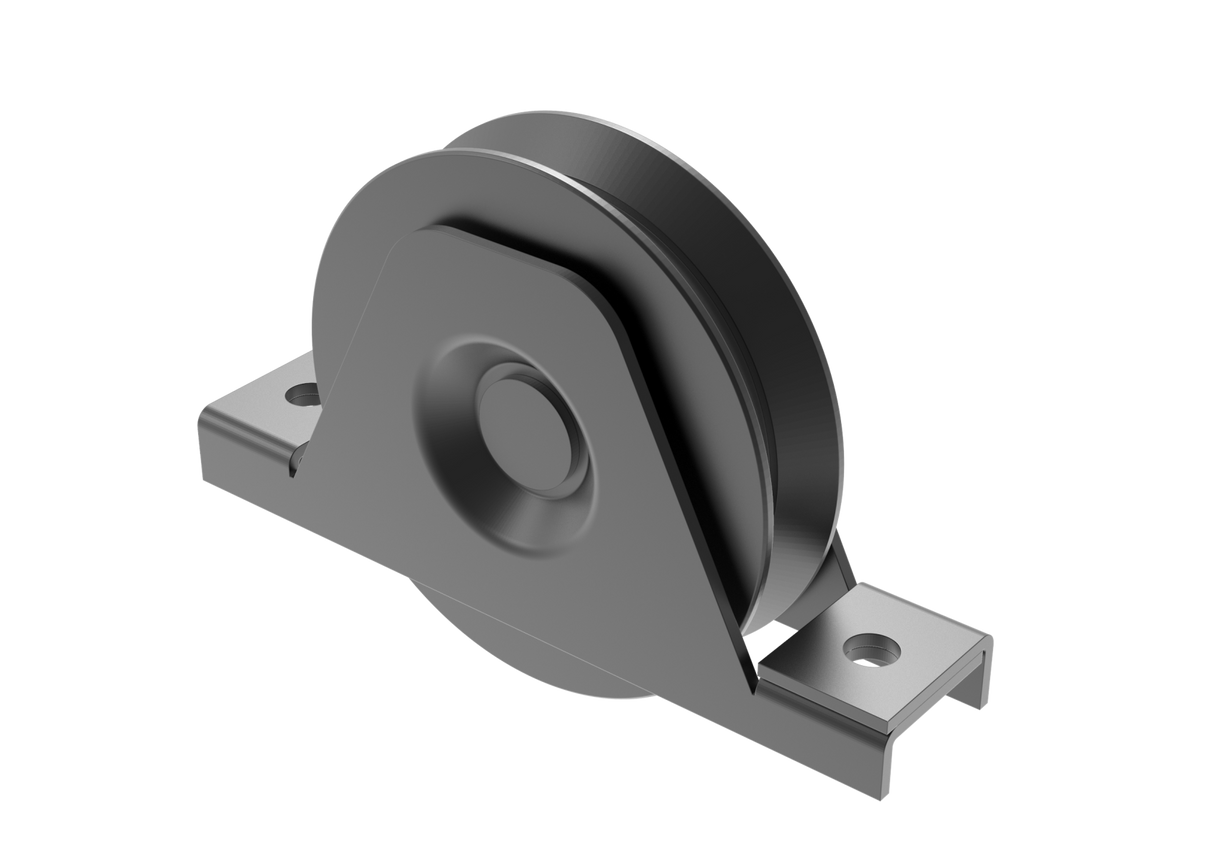 Casters set -V Zn, D80, anthracite