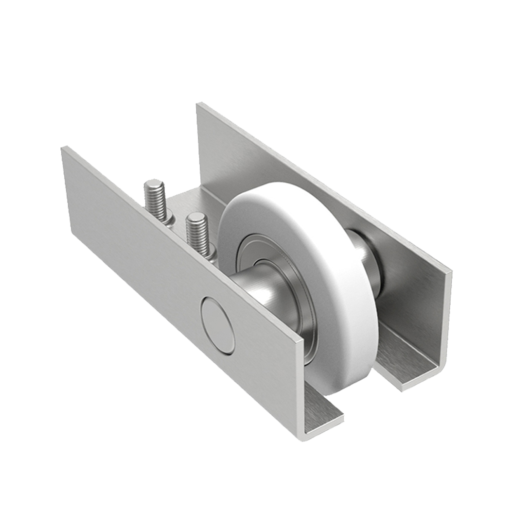 Guide wheel INOX profile 90x99mm