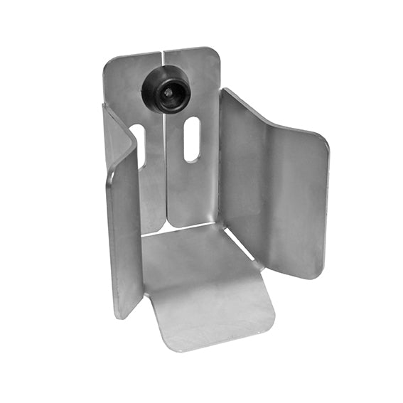 End stop for cantilever gate, INOX profile 60x60mm