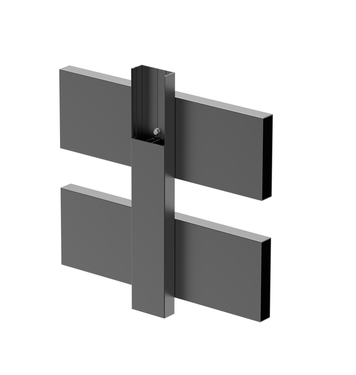 Aluminum U-adapter 45x20-6000mm N