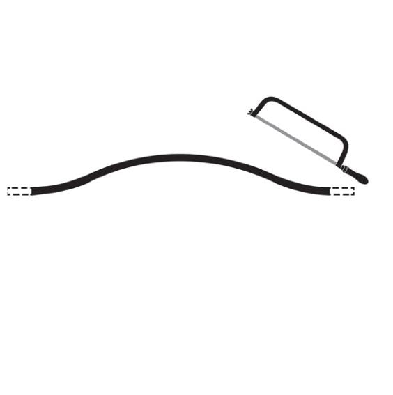 Pointed arch P/002B-30x5, p200, L2210-2950mm