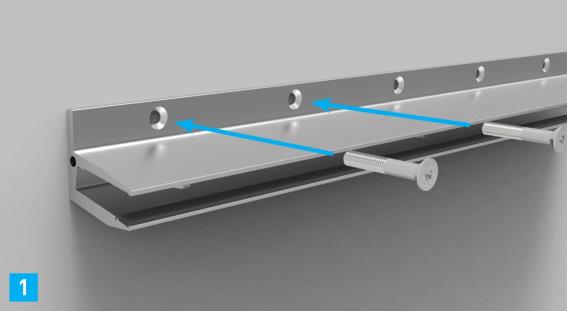 Canopy with aluminium channel profile +10°