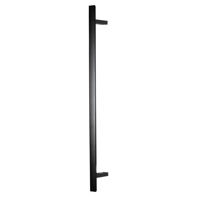 Poignée - acier inoxydable brossé AISI304, NOIR