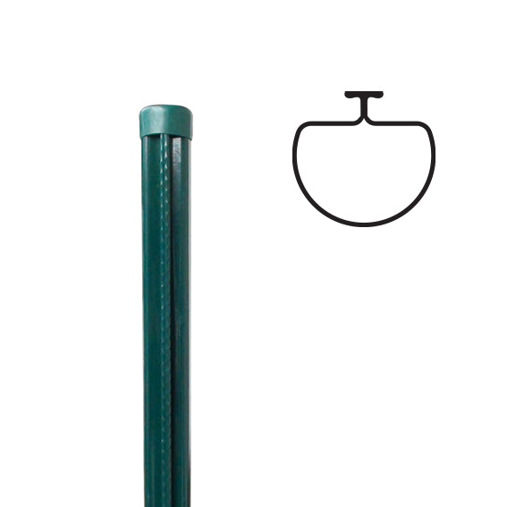 Poteau Universel D48mm ZnPVC 2000mm vert