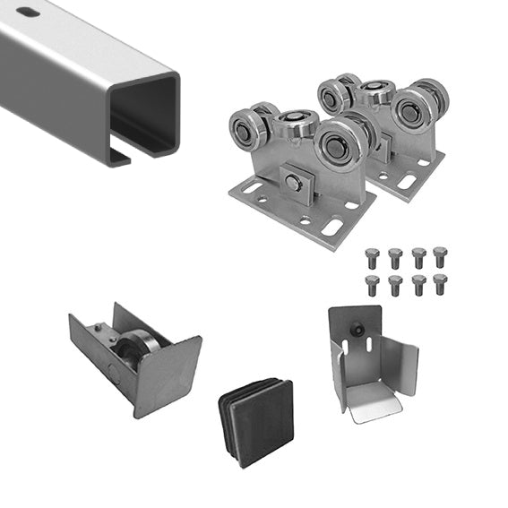 Cantilvere sliding gate set up to 5,5m Zn, 78x78mm
