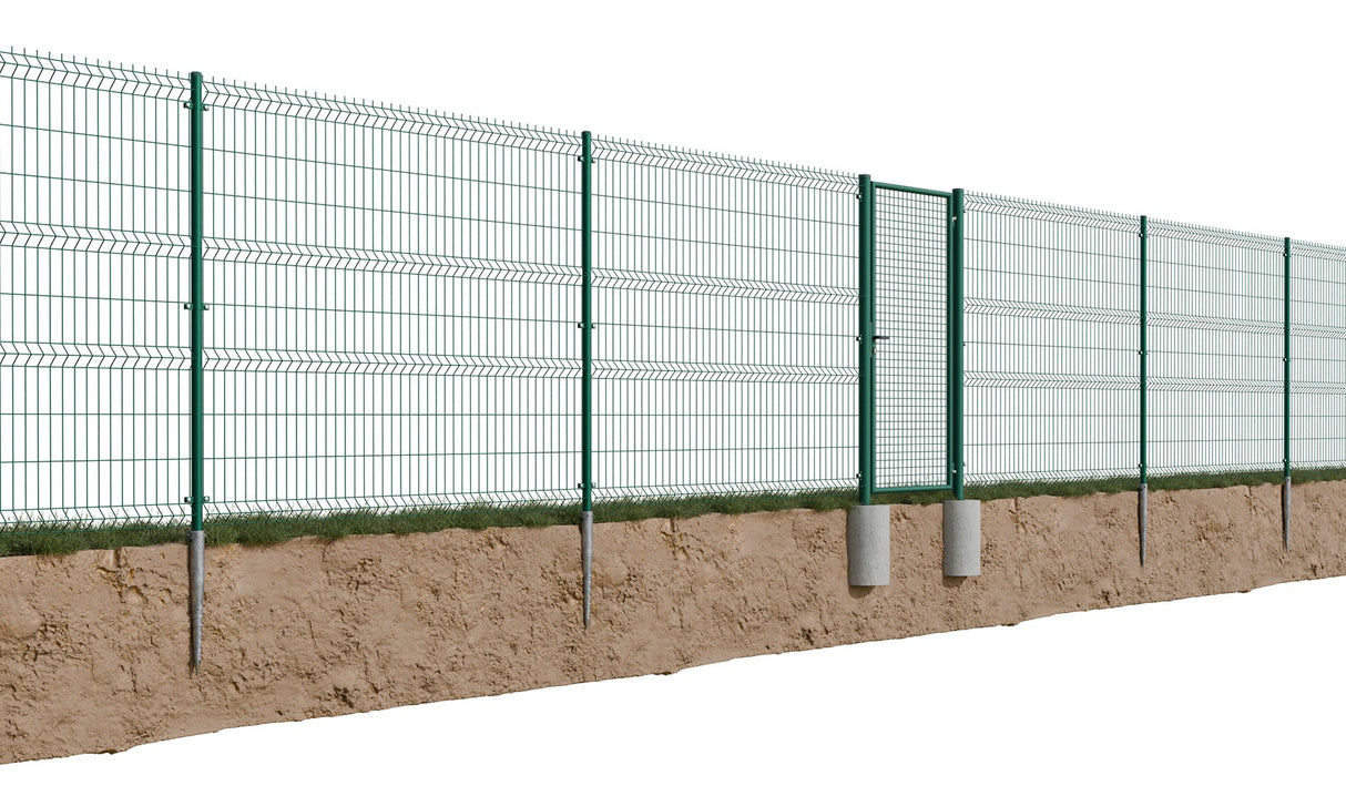 Ground screw Zn 68x1,8x650mm, 3xM8