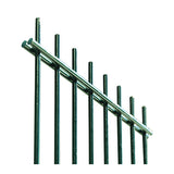 Welded panel fence N2D 2490x1830mm D5/4/5mm, green