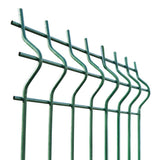 Panneau de clôture soudé 3D ZnPVC 2500x1530x4mm vert