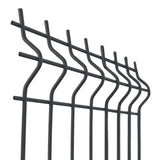 Geschweißtes Zaunfeld 3D ZnPVC 2500x1030x4mm anthrazit