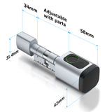 Double lock cylinder 70-90mm SMART