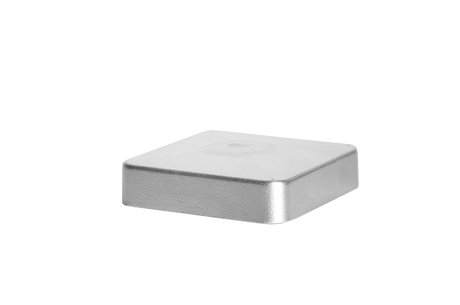 Aluminum canopy post 60x60 flat - natural